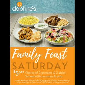 Image of Family Feast Saturday promo